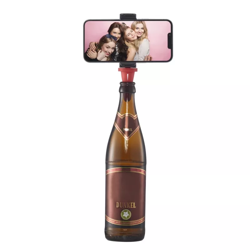 Soporte pasivo Hama Bottle Pod Fun para móvil/smartphone negro, rojo