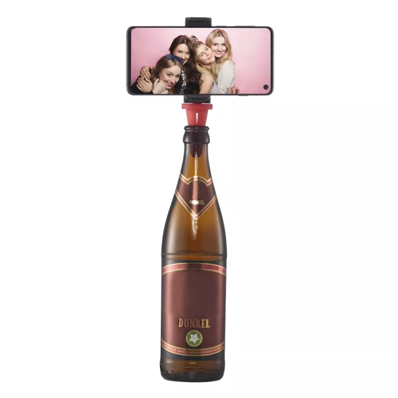 Soporte pasivo Hama Bottle Pod Fun para móvil/smartphone negro, rojo