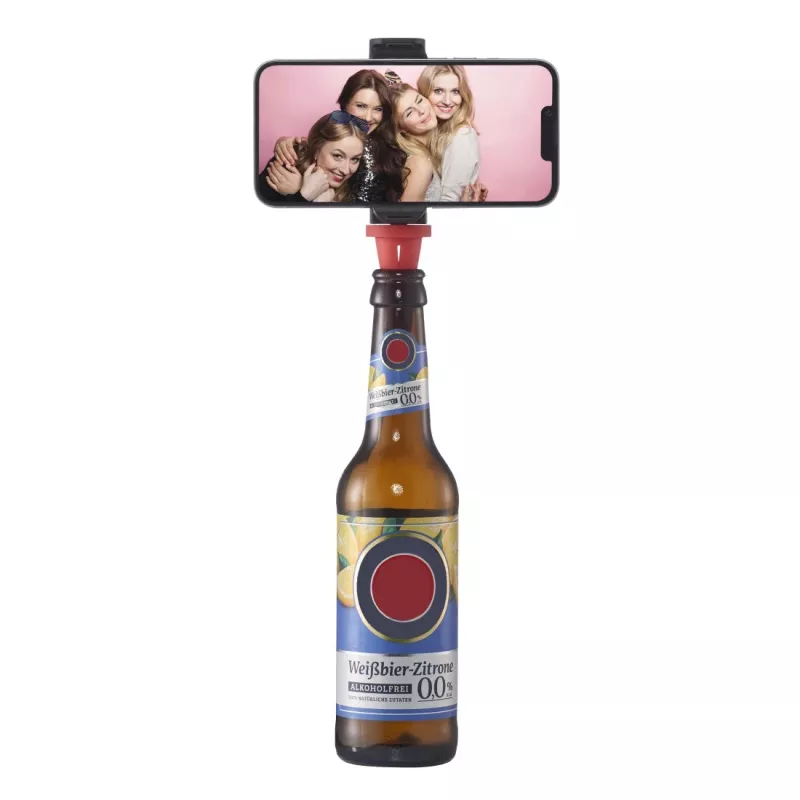 Soporte pasivo Hama Bottle Pod Fun para móvil/smartphone negro, rojo