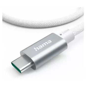 Cable USB Hama Full-Featured USB 3.2 Gen 2 (3.1 Gen 2) 1,5 m USB-C blanco