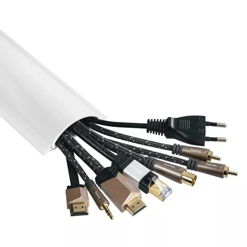 Canaleta para cables Hama 00220984 canaleta universal blanca 1 unidad