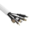 Organizador de cables Hama 00220988 canaleta universal blanca 1 ud.
