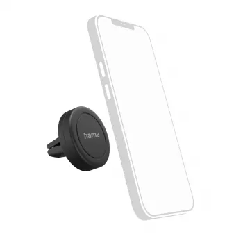 Soporte pasivo magnético Hama para móvil smartphone negro 00201517