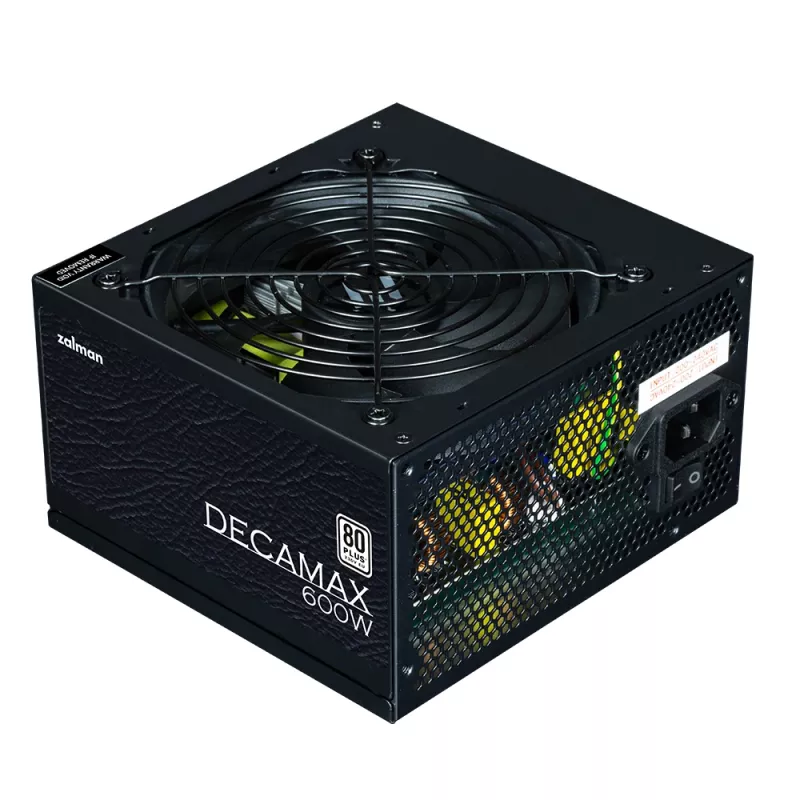 Fuente de alimentación Zalman Decamax 600 W ATX negra