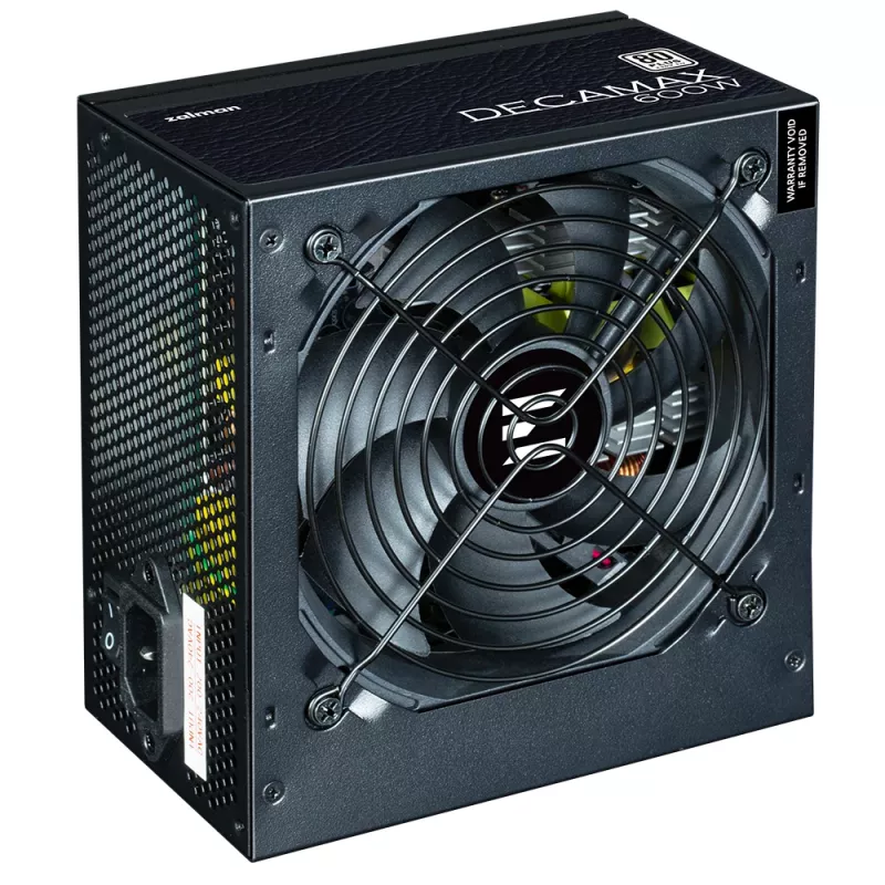 Fuente de alimentación Zalman Decamax 600 W ATX negra