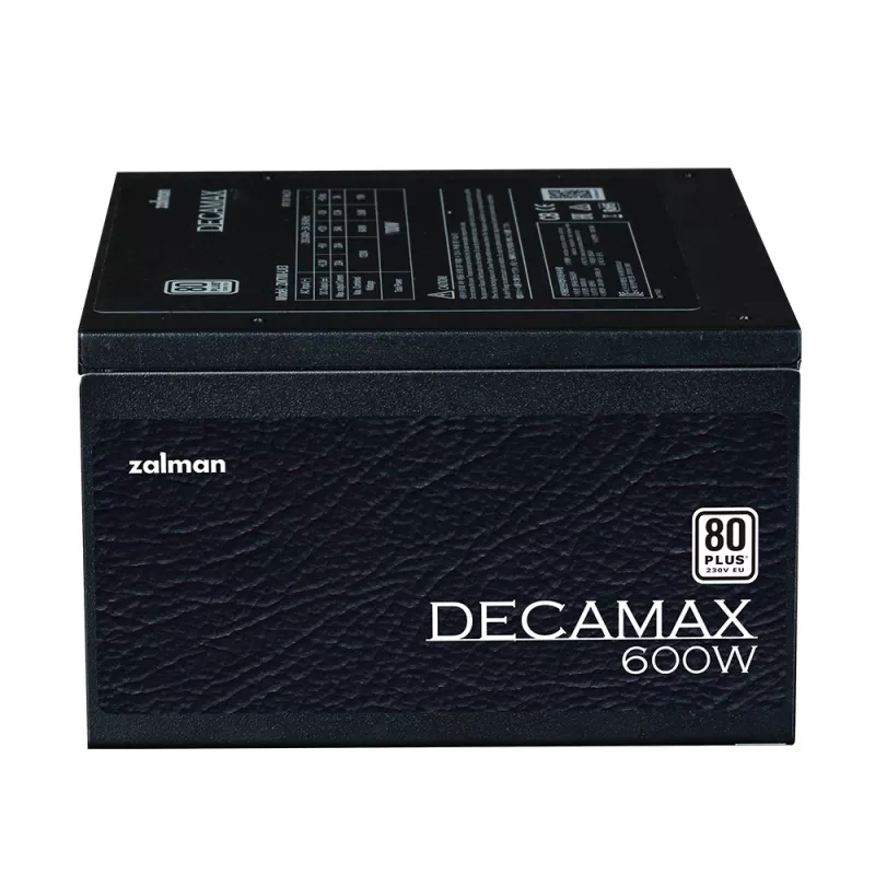 Fuente de alimentación Zalman Decamax 600 W ATX negra