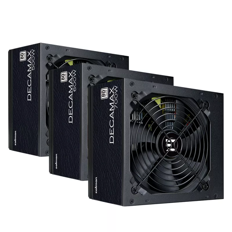 Fuente de alimentación Zalman Decamax 600 W ATX negra