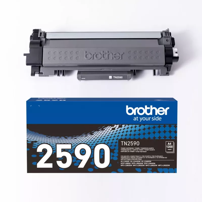 Cartucho de tóner Brother TN-2590 1 ud. original negro