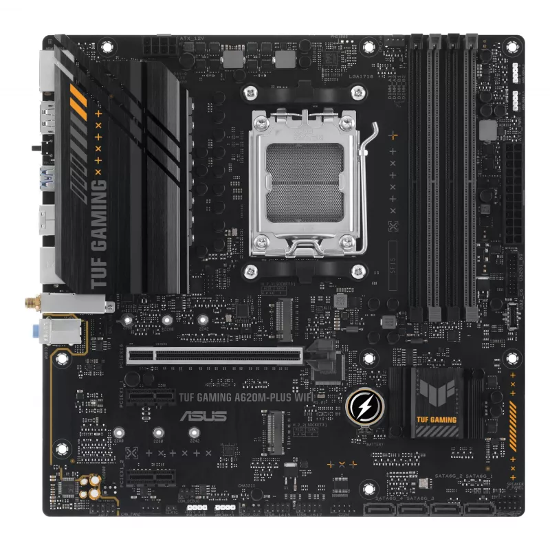 ASUS TUF GAMING A620M-PLUS WIFI AMD A620 zócalo AM5 micro ATX