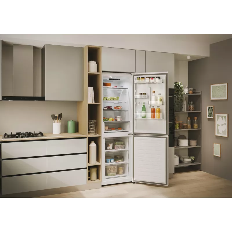 Frigorífico Candy Fresco CNCQ2T618EW independiente 355 L blanco