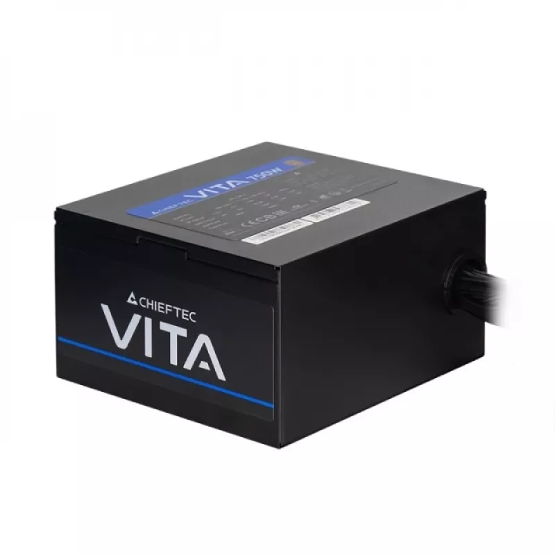 Fuente de alimentación Chieftec Vita 750W 80+ Bronze Retail – PSU para PC/servidor – 20+4-Pin ATX PS/2