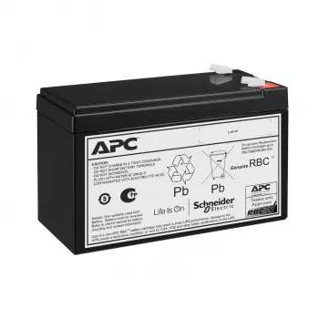 Módulo de batería de repuesto APC #177, plomo-ácido (VRLA), 24 V, 9 Ah, 1 ud., negro, Hg (mercurio)