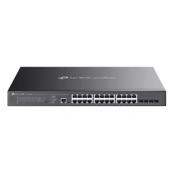 Switch de red TP-Link Omada SG3428XMPP gestionado L2+ Gigabit Ethernet (10/100/1000) Power over Ethernet (PoE) 1U negro