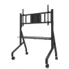 Neomounts MOVE Go XL FL50-575BL1 carro para TV 65-110 pulgadas, máx. 125 kg, altura regulable 129-139 cm, VESA 100x100-1100x600, bloqueable, certificado TÜV, negro