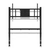 Neomounts MOVE Go XL FL50-575BL1 carro para TV 65-110 pulgadas, máx. 125 kg, altura regulable 129-139 cm, VESA 100x100-1100x600, bloqueable, certificado TÜV, negro