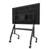Neomounts MOVE Go XL FL50-575BL1 carro para TV 65-110 pulgadas, máx. 125 kg, altura regulable 129-139 cm, VESA 100x100-1100x600, bloqueable, certificado TÜV, negro