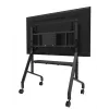 Neomounts MOVE Go XL FL50-575BL1 carro para TV 65-110 pulgadas, máx. 125 kg, altura regulable 129-139 cm, VESA 100x100-1100x600, bloqueable, certificado TÜV, negro