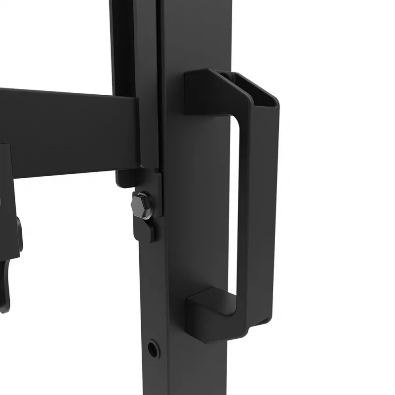 Neomounts MOVE Go XL FL50-575BL1 carro para TV 65-110 pulgadas, máx. 125 kg, altura regulable 129-139 cm, VESA 100x100-1100x600, bloqueable, certificado TÜV, negro