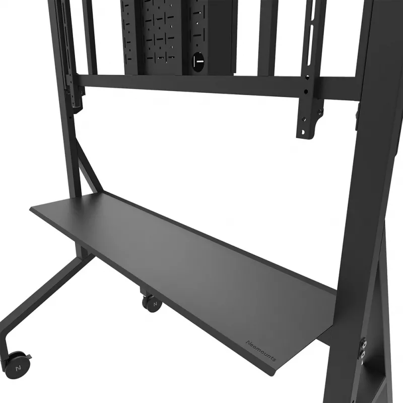Neomounts MOVE Go XL FL50-575BL1 carro para TV 65-110 pulgadas, máx. 125 kg, altura regulable 129-139 cm, VESA 100x100-1100x600, bloqueable, certificado TÜV, negro