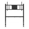 Neomounts MOVE Go XL FL50-575BL1 carro para TV 65-110 pulgadas, máx. 125 kg, altura regulable 129-139 cm, VESA 100x100-1100x600, bloqueable, certificado TÜV, negro
