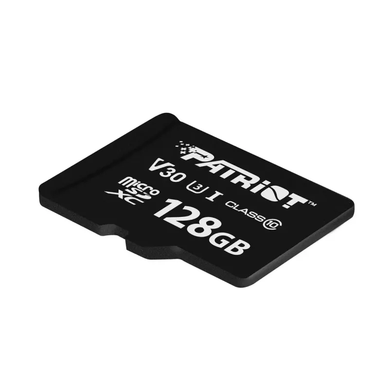 Tarjeta de memoria microSDXC PATRIOT VX Series 128GB UHS-I U3 V30 Class 10 — lectura 90 MB/s, escritura 80 MB/s
