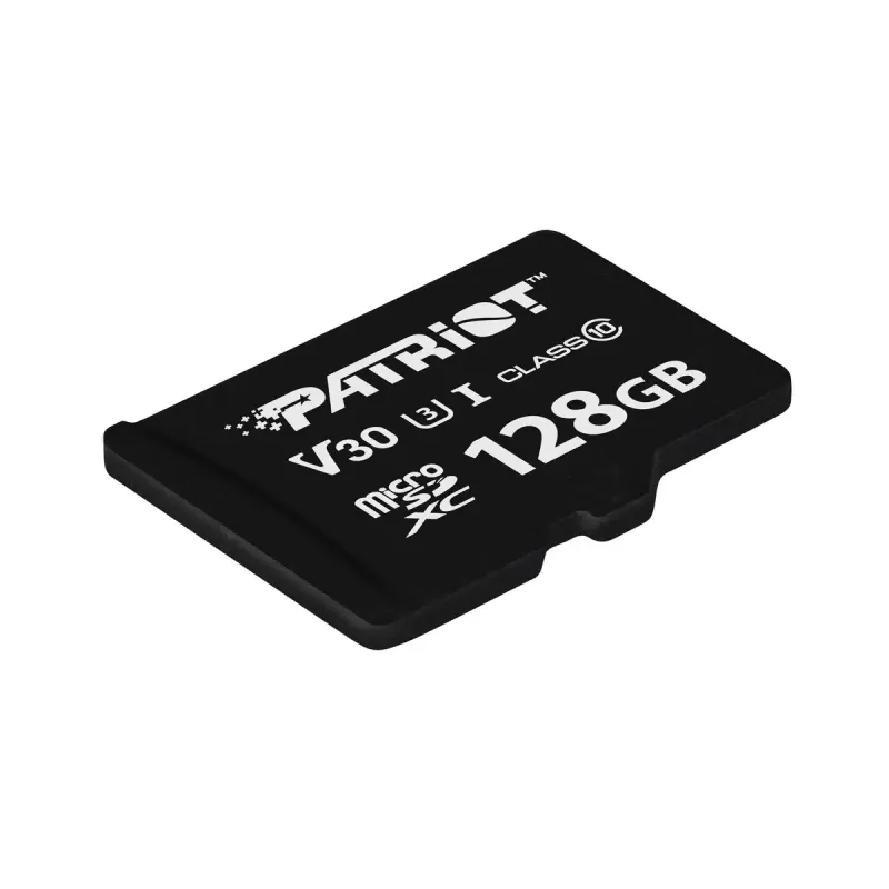 Tarjeta de memoria microSDXC PATRIOT VX Series 128GB UHS-I U3 V30 Class 10 — lectura 90 MB/s, escritura 80 MB/s