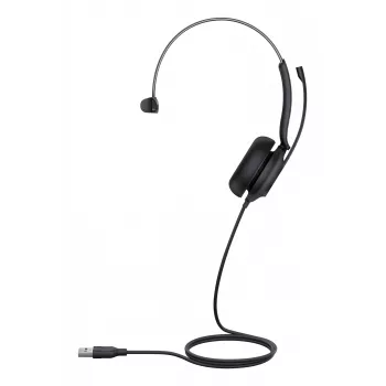 Yealink UH35 Mono Teams auricular USB-A, con cable, 20 - 20000 Hz, oficina/call center, 96,5 g, auricular, negro