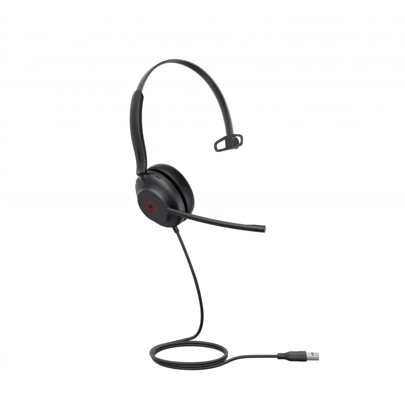 Yealink UH35 Mono Teams auricular USB-A, con cable, 20 - 20000 Hz, oficina/call center, 96,5 g, auricular, negro
