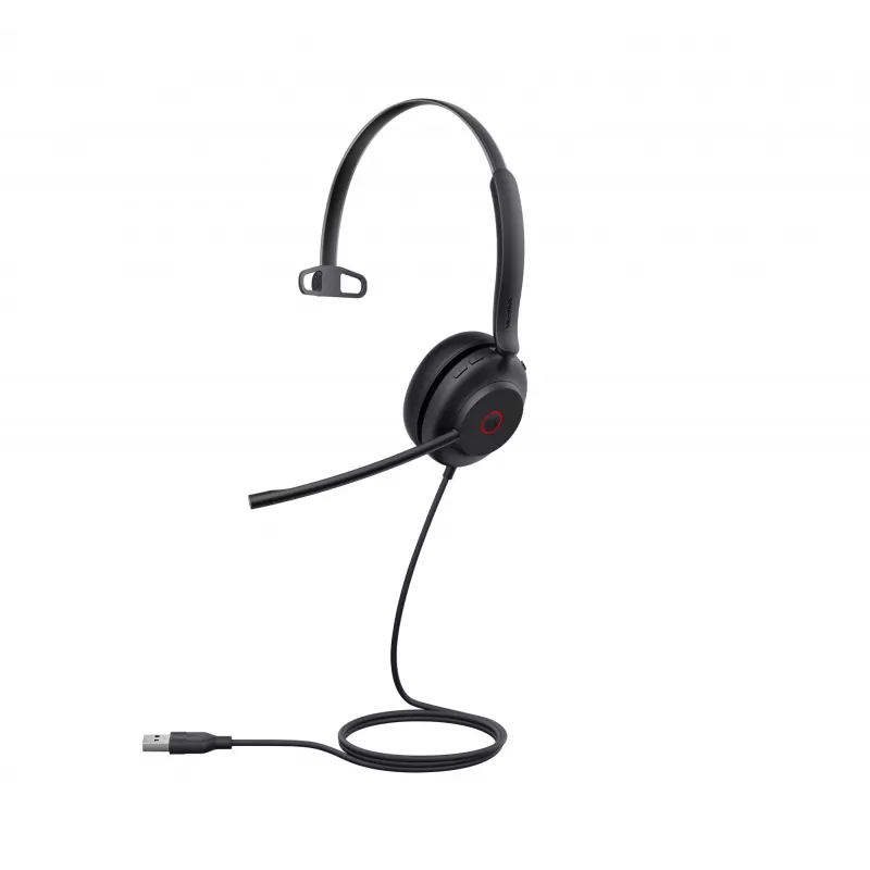 Yealink UH35 Mono Teams auricular USB-A, con cable, 20 - 20000 Hz, oficina/call center, 96,5 g, auricular, negro