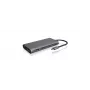 ICY BOX IB-DK4050-CPD con cable USB 3.2 Gen 1 (3.1 Gen 1) Type-C antracita