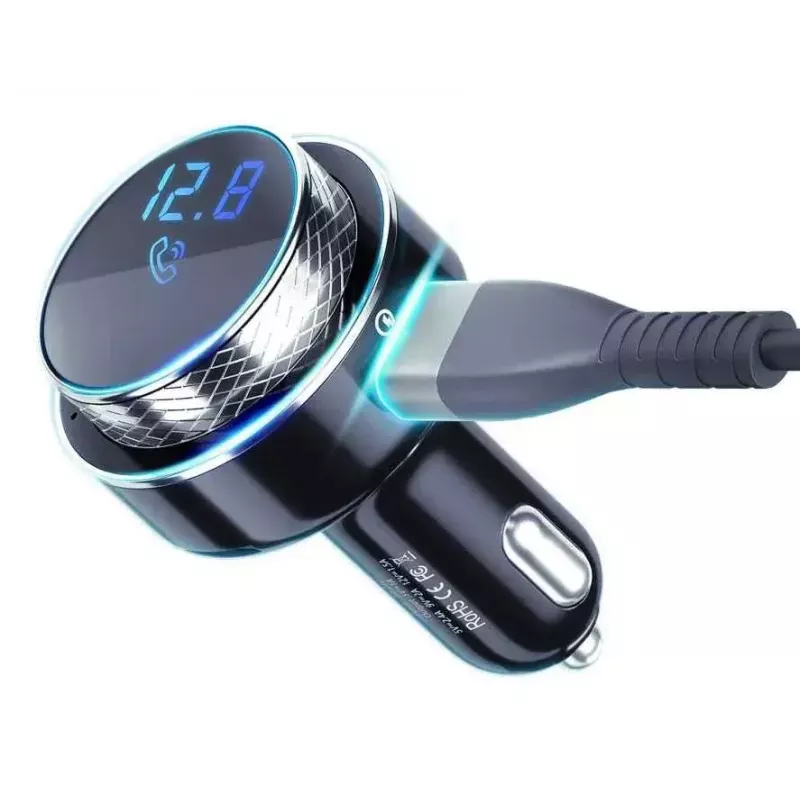 Transmisor FM 3MK Hyper Car 87,5 – 99,8 MHz USB negro