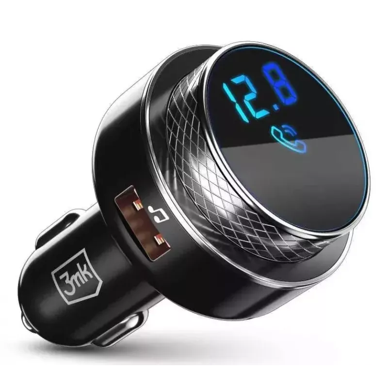 Transmisor FM 3MK Hyper Car 87,5 – 99,8 MHz USB negro