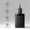 Cargador de pared Axagon ACU-PD20 1x QC3.0/AFC/FCP/PD Type-C 20W negro