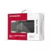 Cargador de pared Axagon ACU-PD20 1x QC3.0/AFC/FCP/PD Type-C 20W negro