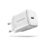 Cargador de pared Axagon ACU-PD20W 1x QC3.0/AFC/FCP/PD Type-C 20W blanco