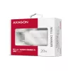 Cargador de pared Axagon ACU-PD20W 1x QC3.0/AFC/FCP/PD Type-C 20W blanco