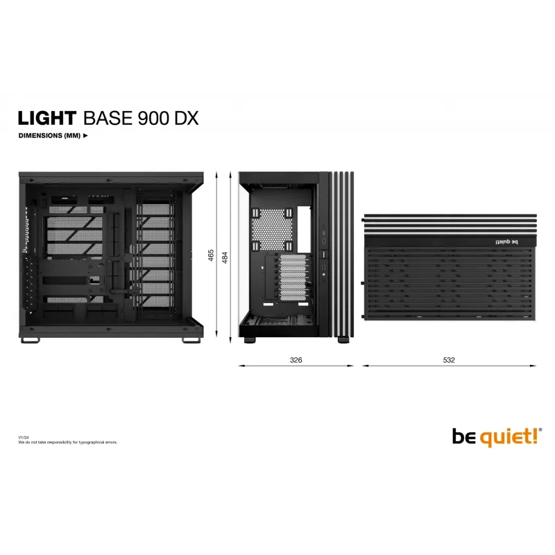 be quiet LIGHT BASE 900 DX negro torre Full