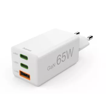 Cargador móvil Hama 00201996 para smartphone blanco AC carga rápida interior, exterior