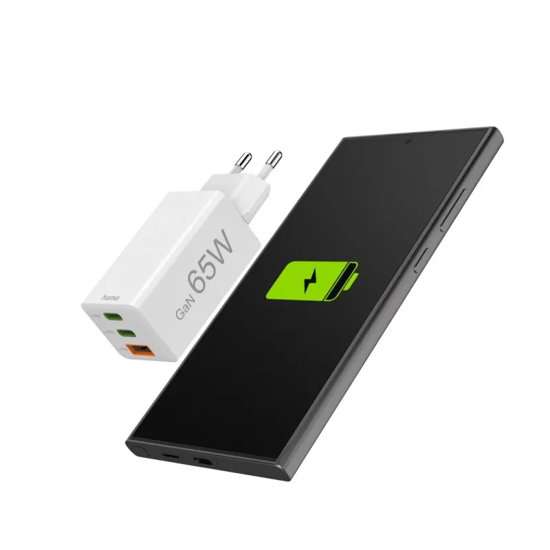 Cargador móvil Hama 00201996 para smartphone blanco AC carga rápida interior, exterior