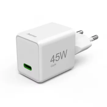 Cargador Hama 00201983 para dispositivos móviles auriculares, portátil, powerbank, smartphone, tablet blanco AC carga rápida interior