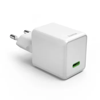 Cargador Hama 00201983 para dispositivos móviles auriculares, portátil, powerbank, smartphone, tablet blanco AC carga rápida interior
