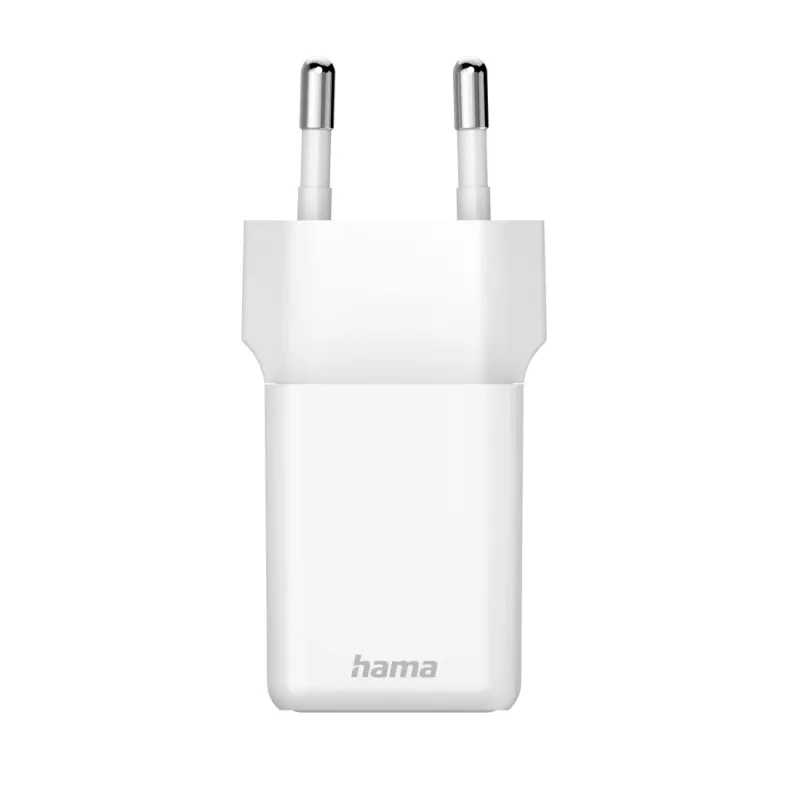 Cargador Hama 00201983 para dispositivos móviles auriculares, portátil, powerbank, smartphone, tablet blanco AC carga rápida interior