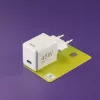 Cargador Hama 00201983 para dispositivos móviles auriculares, portátil, powerbank, smartphone, tablet blanco AC carga rápida interior