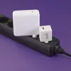 Cargador Hama 00201983 para dispositivos móviles auriculares, portátil, powerbank, smartphone, tablet blanco AC carga rápida interior