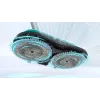 Bosch Unlimited 7 ProHygienic Aqua BCS71HYG1 aspirador vertical inalámbrico 2 en 1 con fregado, 18 V, HEPA, sin bolsa, 0,3 l, blanco