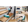Bosch Unlimited 7 ProHygienic Aqua BCS71HYG1 aspirador vertical inalámbrico 2 en 1 con fregado, 18 V, HEPA, sin bolsa, 0,3 l, blanco