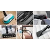Bosch Unlimited 7 ProHygienic Aqua BCS71HYG1 aspirador vertical inalámbrico 2 en 1 con fregado, 18 V, HEPA, sin bolsa, 0,3 l, blanco