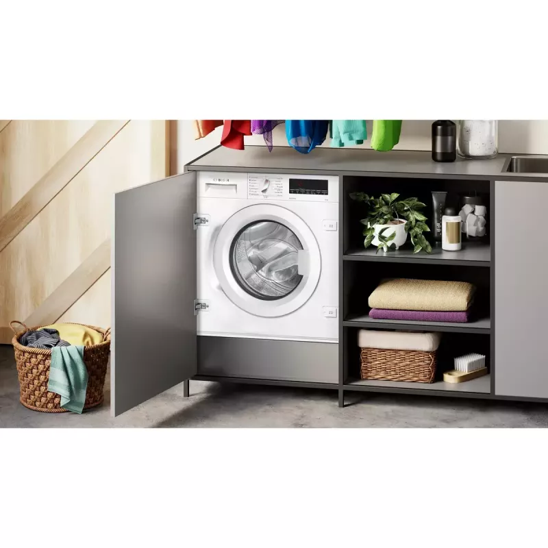 Lavadora de carga frontal Bosch Serie 8 WIW28542EU 8 kg 1400 rpm blanca