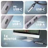 Axagon HMC-5H60 Hub USB 5Gbps, 2x USB-A, 1x USB-C, HDMI 4k/60Hz, PD 100W, cable USB-C