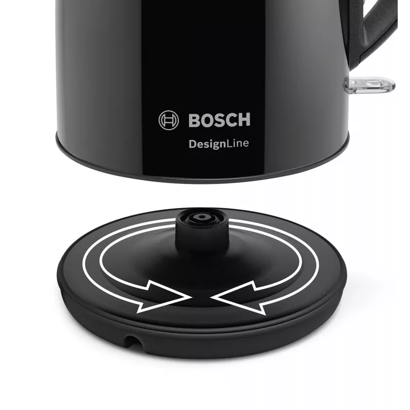 Bosch TWK3P423 Hervidor 1,7 l 2400 W negro